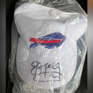 New Vintage NFL Autographed Jim Kelly Buffalo Bills Hat